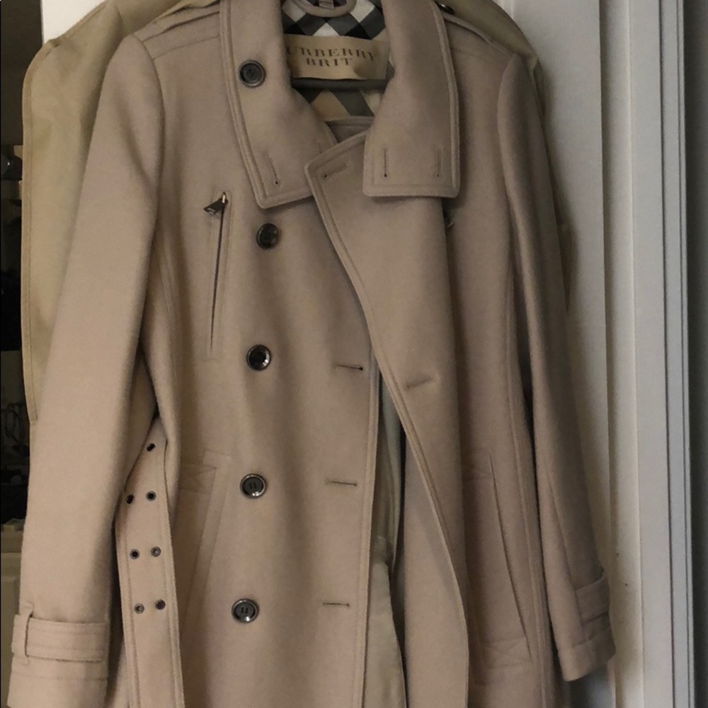 Burberry Brit size 8 women’s peacoat. NWOT